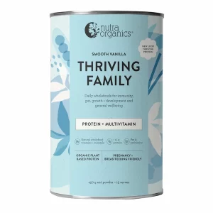 Nutra Organics Thriving Family Protein Smooth Vanilla